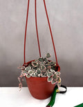 String of Hearts Variegated - Plant Proper - 4" Hanging Basket
